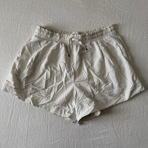 All in Motion White Lightweight Athletic Shorts